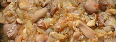 ризотто с вешенками. Шаг 8