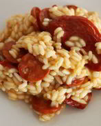 Ризотто с вялеными помидорами