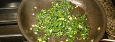 ризотто со шпинатом и козьим сыром. Шаг 2