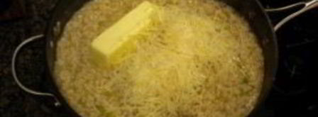 ризотто со шпинатом и козьим сыром. Шаг 4