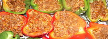 сладкие перцы, фаршированные ризотто. Шаг 8