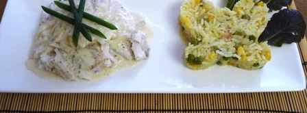 судак по-монастырски с ризотто. Шаг 6