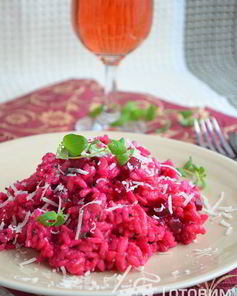 Свекольное ризотто