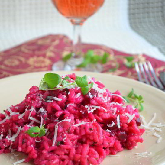 Рецепт свекольного ризотто