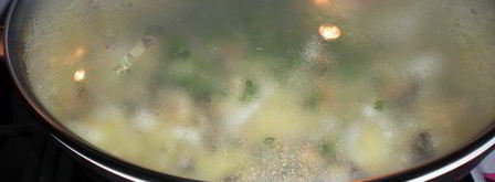 желтое ризотто с морепродуктами. Шаг 14