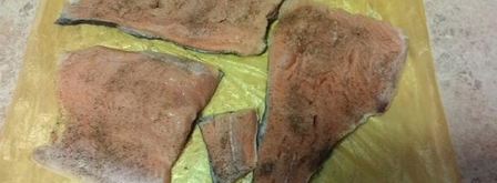 горбуша под томатной шубкой в духовке. Шаг 3