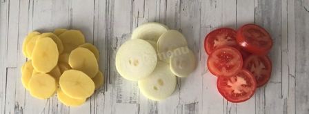 горбуша с картошкой в духовке запеченная. Шаг 2