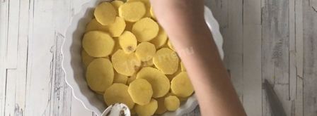 горбуша с картошкой в духовке запеченная. Шаг 4