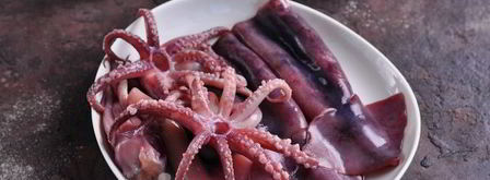 кальмары, фаршированные рисом и овощами. Шаг 4