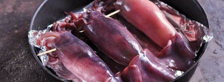 кальмары, фаршированные рисом и овощами. Шаг 9