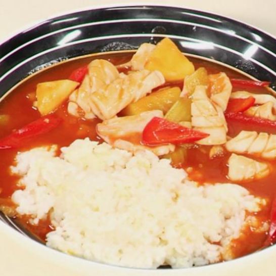 Рецепт кальмаров в кисло-сладком соусе