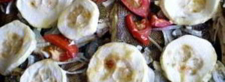 камбала с овощами в духовке. Шаг 8