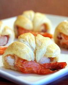 Креветки в тесте фило