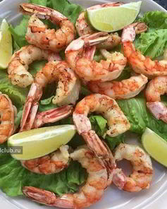 Лангустины на гриле