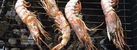 лангустины на гриле. Шаг 3