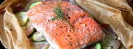 лосось в духовке на овощной подушке. Шаг 3