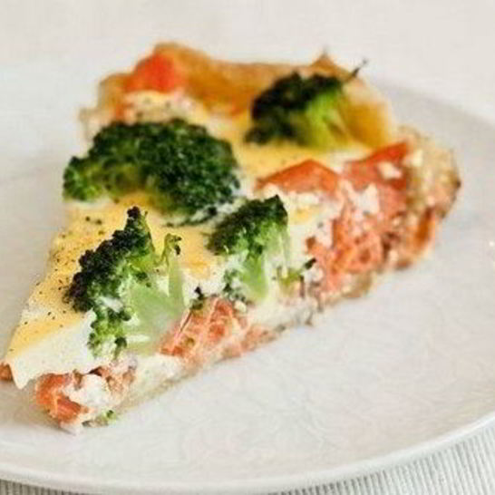 Рецепт лосося в лимонном соке с брокколи под сыром