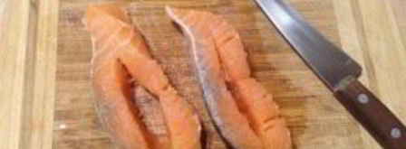 лосось, запеченный с моцареллой. Шаг 2