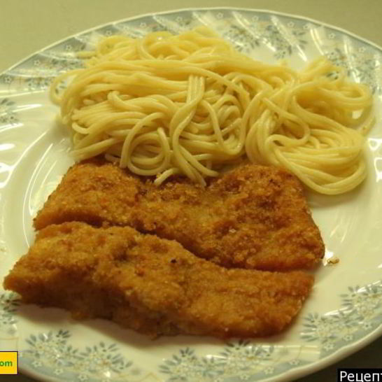 Рецепт морского языка с крекерами в духовке