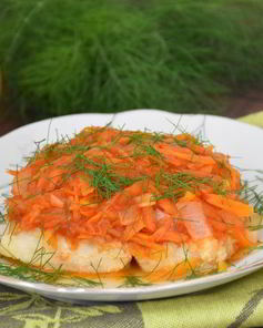 Окунь под маринадом