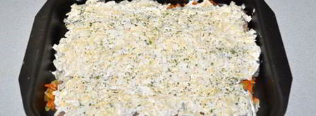 пикша, запеченная на овощах под сыром. Шаг 4