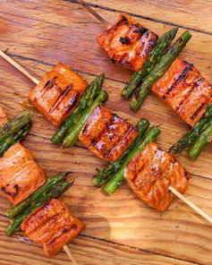 Рыба на вертеле