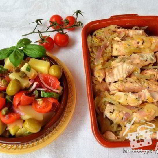 Рецепт рыбы в эскабече