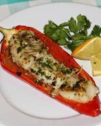 Рыба запеченая в перце