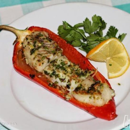 Рецепт рыбы запеченой в перце