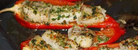 рыба запеченая в перце. Шаг 7