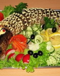 Щука в духовке в фольге