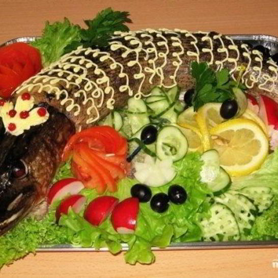Рецепт щуки в духовке в фольге