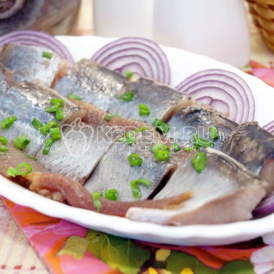 Рецепт сельди слабосоленой по-домашнему