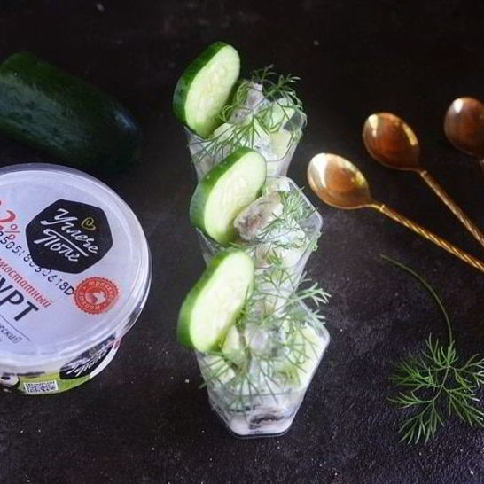 Рецепт сельди в йогуртовом соусе