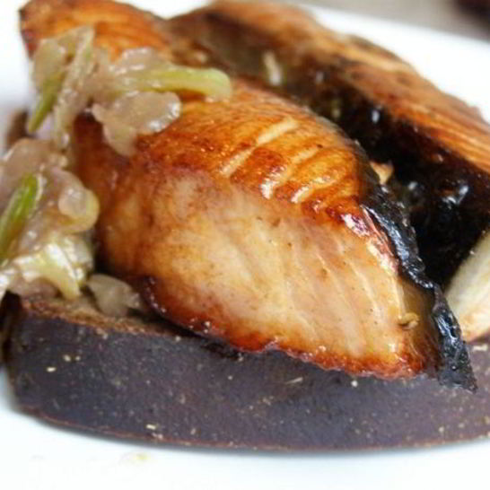 Рецепт семги на пьедестале