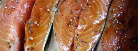 семга на пьедестале. Шаг 2