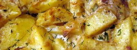 скумбрия, запеченная с картошкой в духовке. Шаг 9