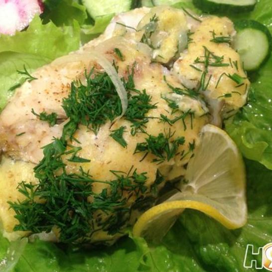 Рецепт судака под легким соусом