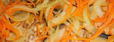 толстолобик запеченный с овощами и сыром. Шаг 2