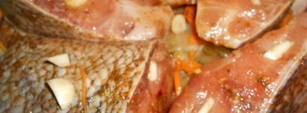 толстолобик запеченный с овощами и сыром. Шаг 3