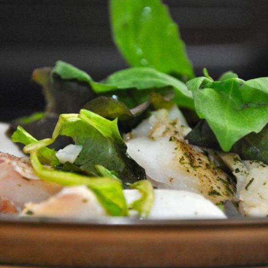 Рецепт трески паровой с микс-салатом