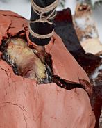 Цесарка, запеченная в глине