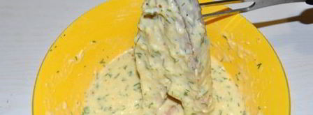 жареная кета в сырном кляре. Шаг 3