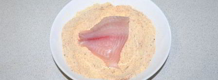 жареная рыба в кукурузной муке со специями. Шаг 3