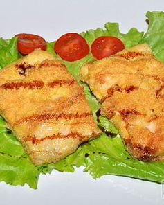 Жареное филе форели