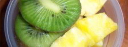 фруктовый шашлык с лимонной подливкой. Шаг 3