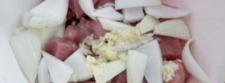 кавказский шашлык из свинины. Шаг 2