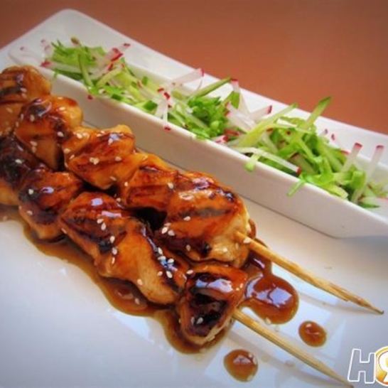 Рецепт куриного шашлычка якитори