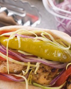 Куриный шашлык в пите