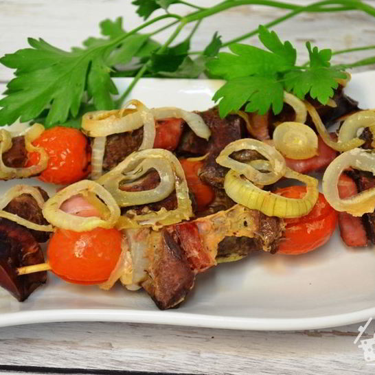 Рецепт печеночного шашлыка